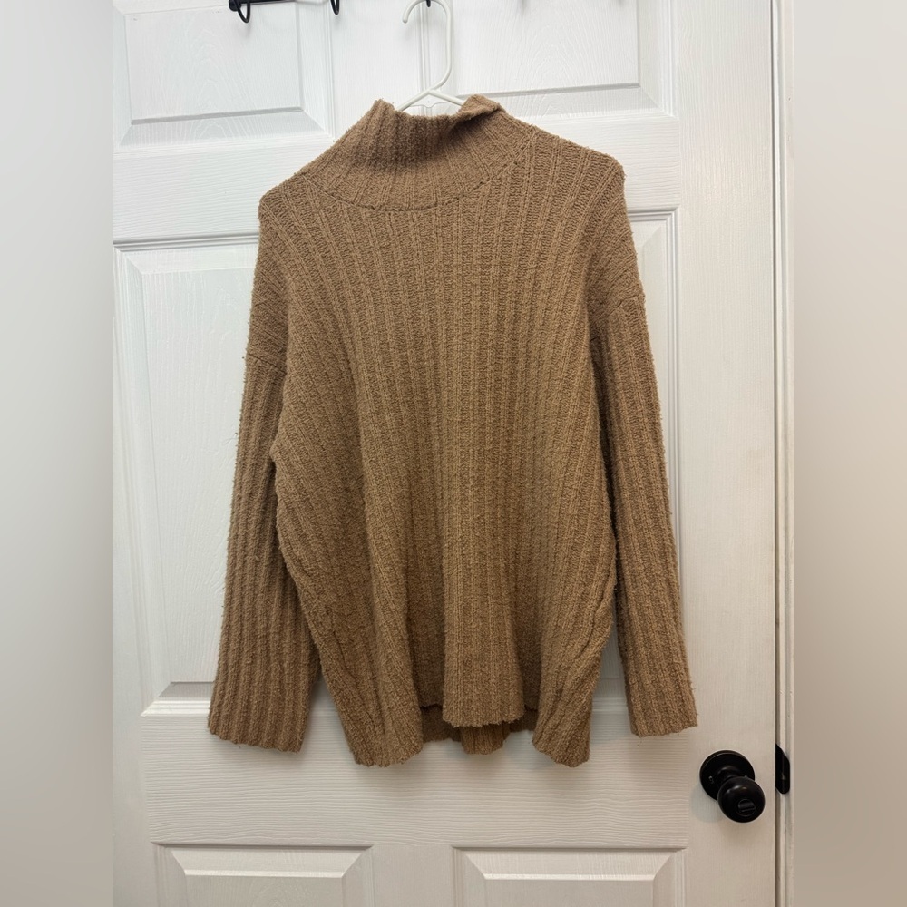 Universal Thread Women’s Textured Knit Sweater in Brown Size Small